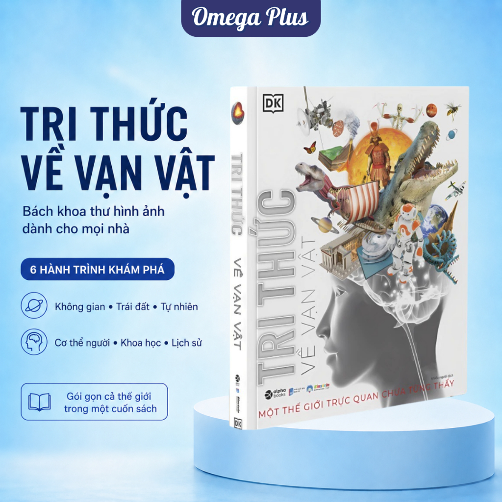Bách Khoa Thư Cho Trẻ Từ 6 Tuổi: Sách Tri Thức Về Vạn Vật - Một Thế Giới Trực Quan Chưa Từng Thấy (E