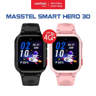 Đồng Hồ Định Vị Masstel Hero 30 | Màn Hình 1.8" | Pin 700mAh | Chế Độ Lớp Học | Quản Lý Vị Trí