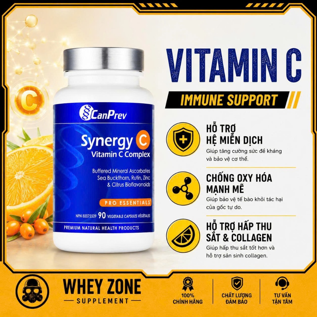 CanPrev Synergy C Vitamin C Complex - Viên Nang