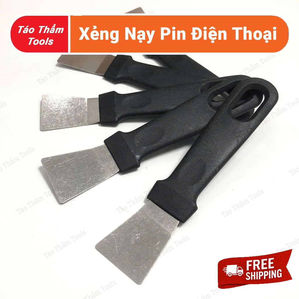 (Combo 3) Xẻng Nạy Pin Đa Năng, Làm Lưng, Kê ic Khi Khò Hàn