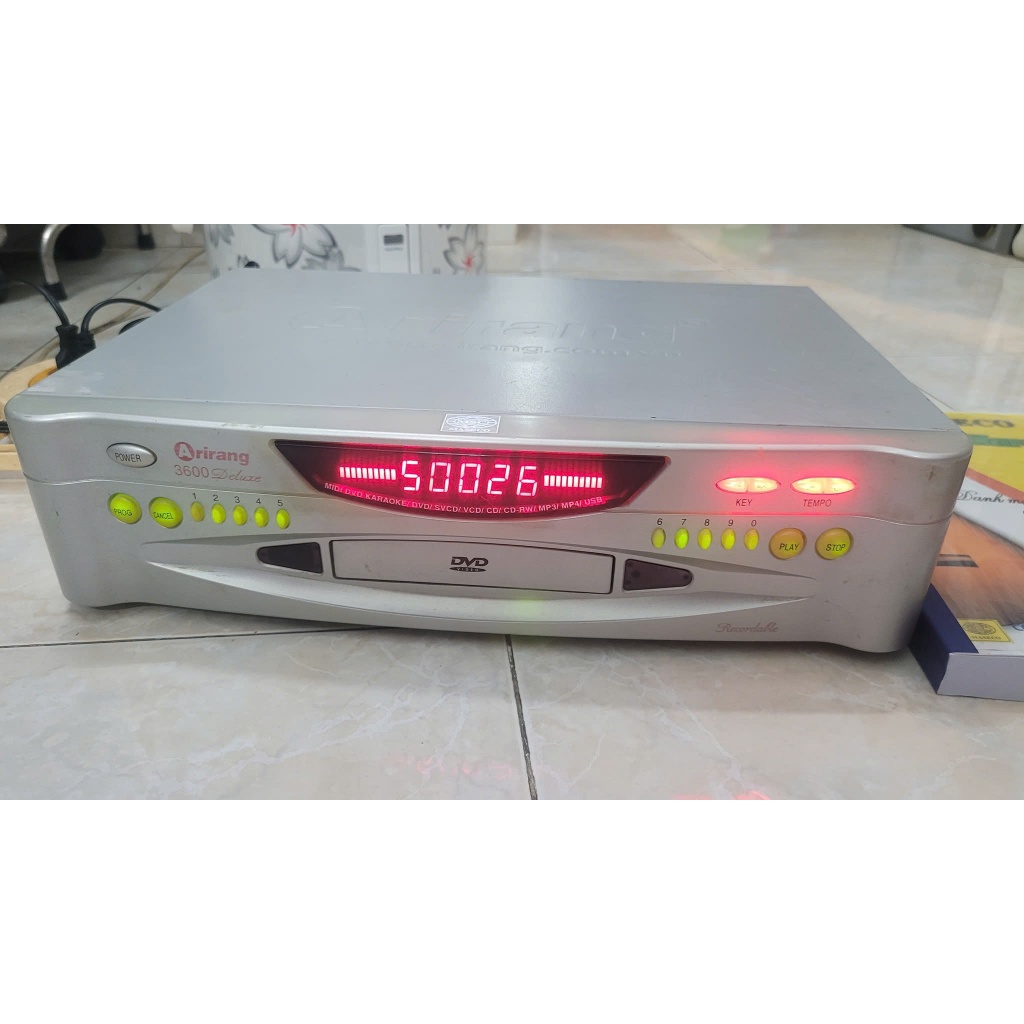 Đầu đĩa DVD karaoke 5 số Arirang 3600 Deluxe