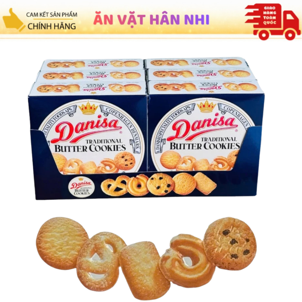Danisa Bánh Quy Bơ, Combo 6 hộp nhỏ tiện lợi