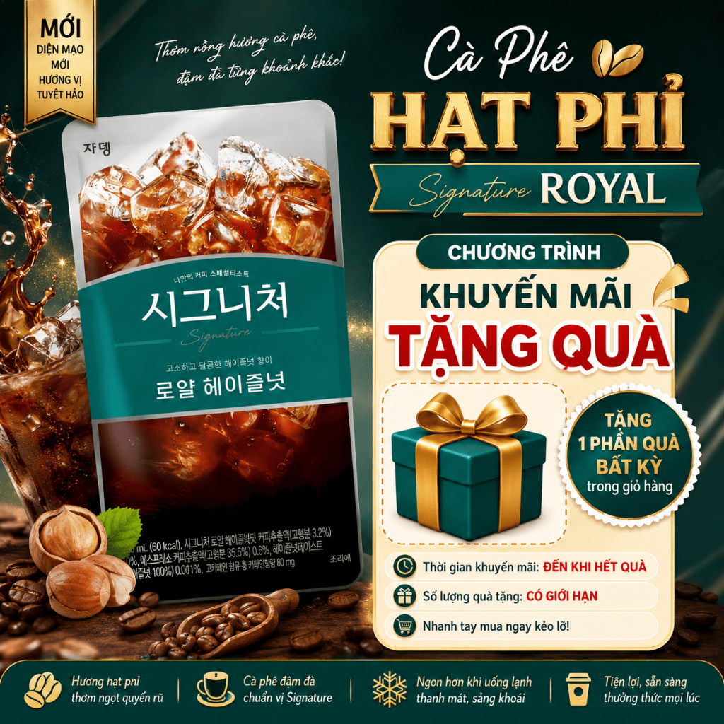 Cà Phê Hạt Phỉ Signature Royal