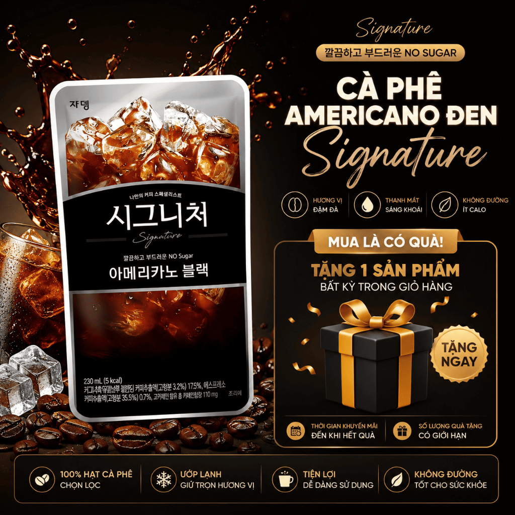 Cà Phê Americano Đen Signature