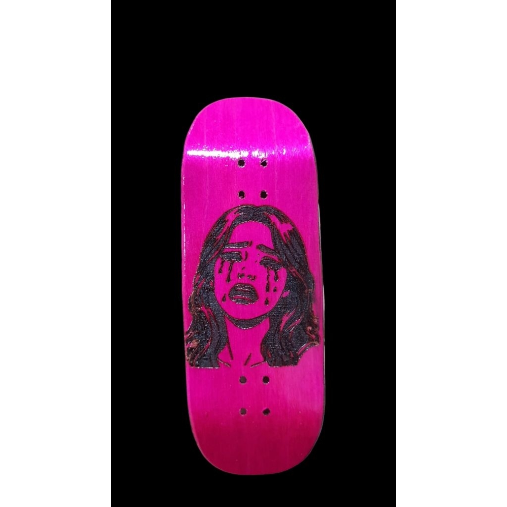 Saigon Skateboards "Bad News" 34mm Fingerboard Deck