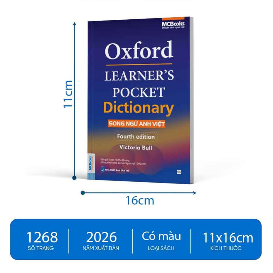 Sách - Oxford Learner's Pocket Dictionary - song ngữ Anh Việt b289 [bookhouse-152]