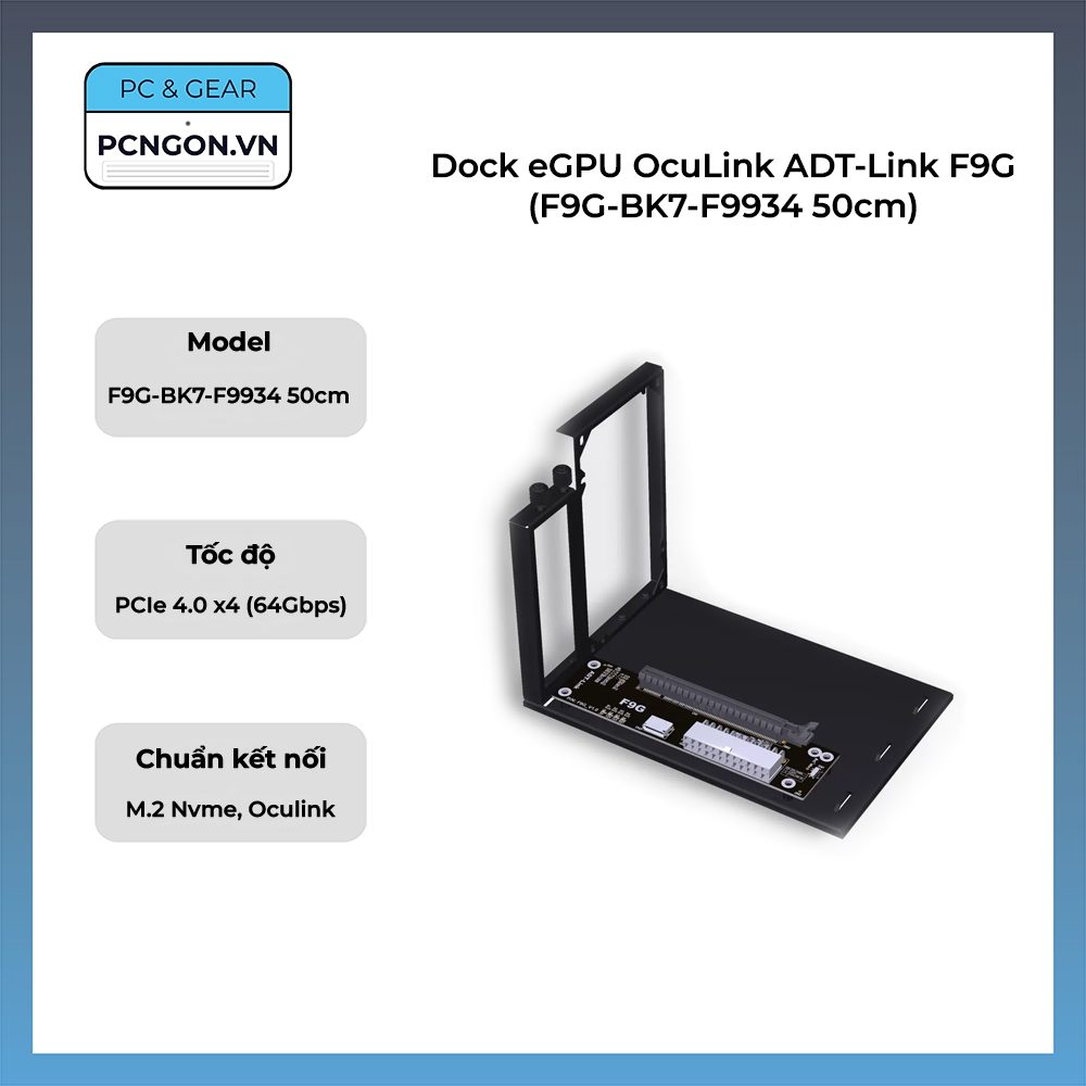 [PCNGON] Dock eGPU OcuLink ADT-Link F9G (F9G-BK7-F9934 50cm)