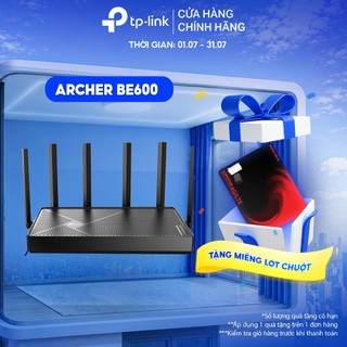 Router WiFi TP-Link Archer BE600 BE9700 – WiFi 7 Ba Băng Tần, Cổng 10Gbps, EasyMesh, HomeShield