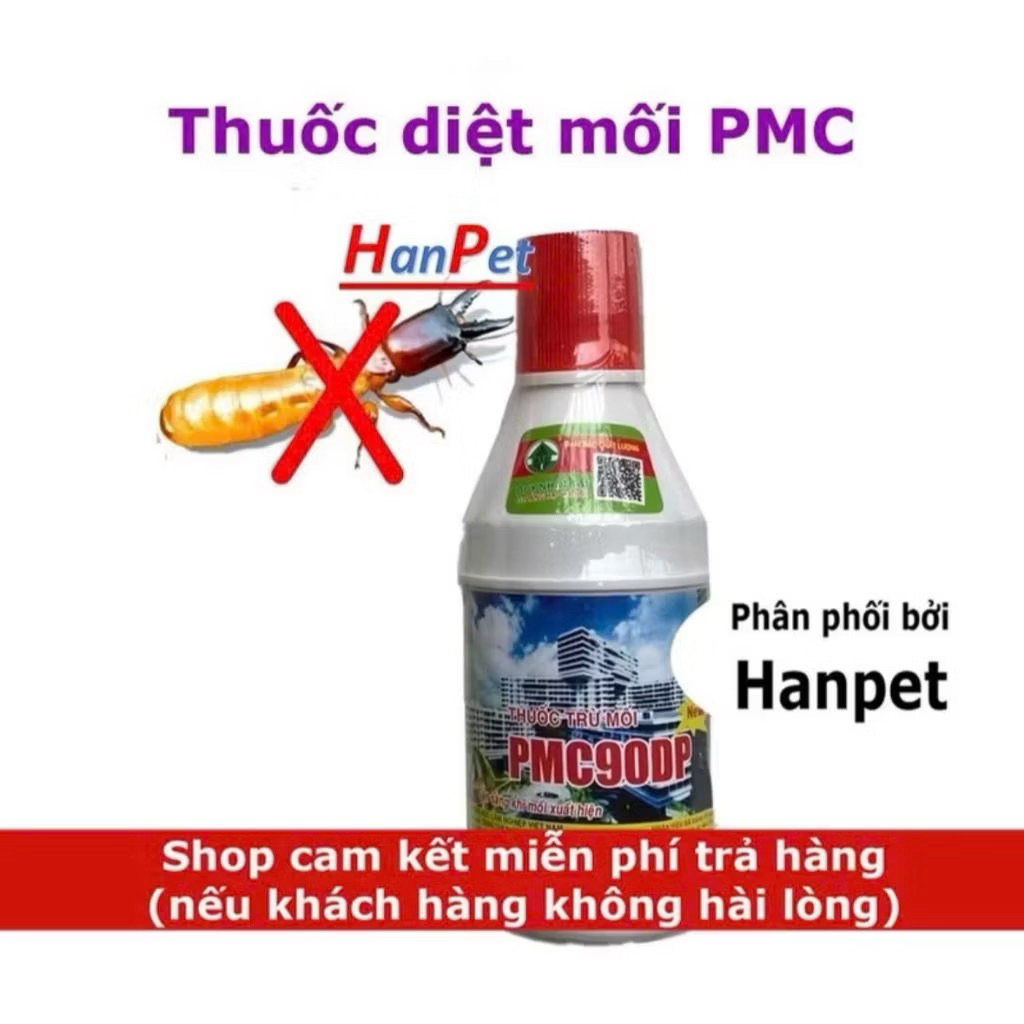 -Thuốc Diệt mối dạng bột xịt PMC 90 - 100gr (chưa bao gồm hộp nhử mối PMC90)