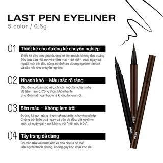 [NHẬP KHẨU] Dạ kẻ mắt BBIA Last Pen Eyeliner