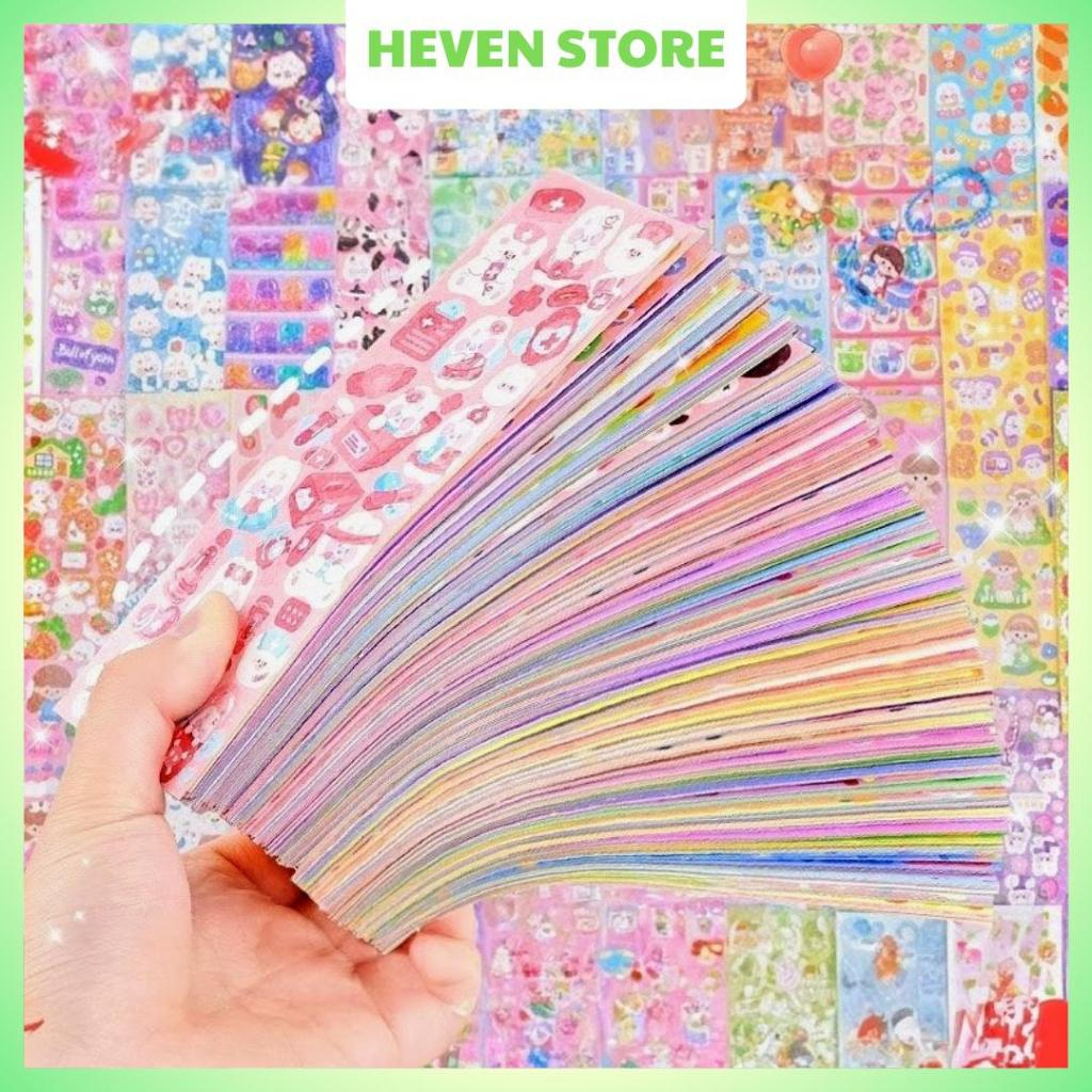50 Tấm Dán Sticker – Sticker Dán Trang Trí Kawaii, Decal Dễ Thương Trang Trí Sổ Tay, Laptop, Điện Th