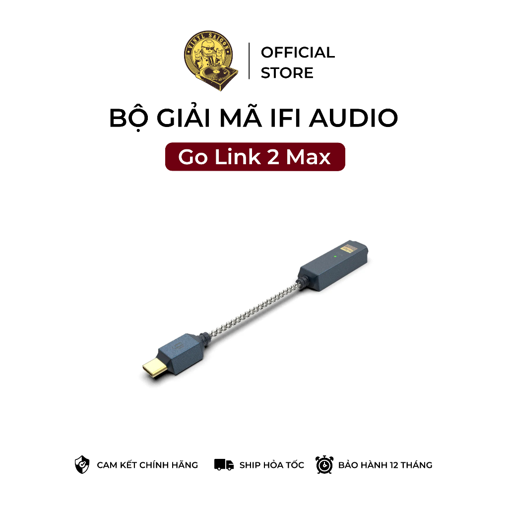 Bộ giải mã dac/amp iFi Go Link 2 Max | Bảo hành 12 tháng