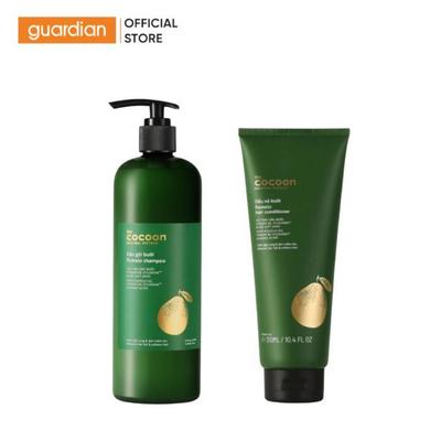 Combo DG Bưởi Hỗ Trợ Giảm Gãy Rụng Cocoon Pomelo Shampoo 500ml & DX Bưởi Giúp Hỗ Trợ Giảm Gãy Rụng Cocoon Pomelo 310ml