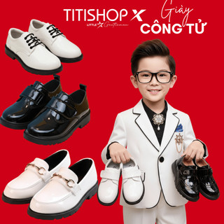 [HỎA TỐC] Giày bé trai , giày da bé trai , giày trẻ em , giày da đẹp , giày mặc vest trẻ em GTE-118833