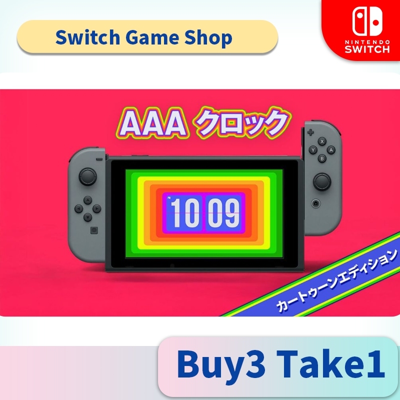 Nintendo AAA Clock (Mua 3 Tặng 1)
