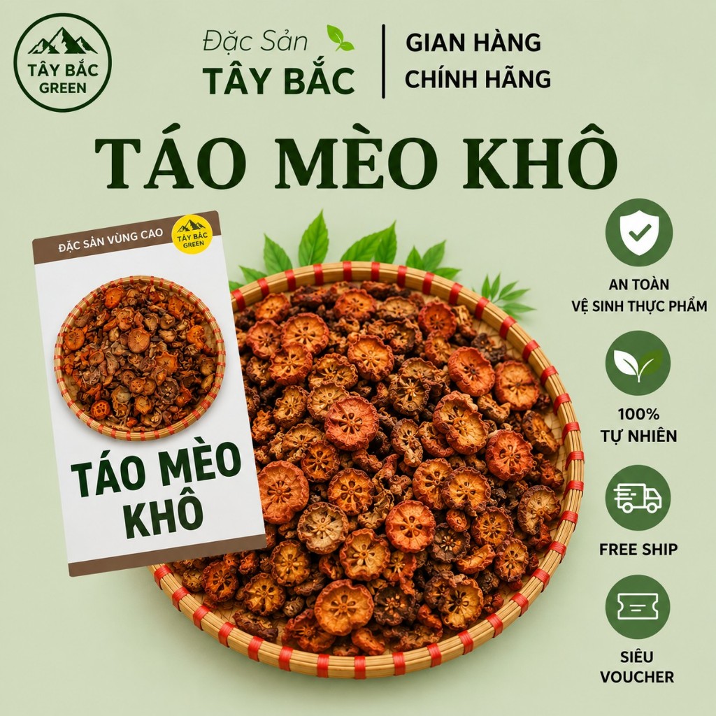 Táo Mèo khô đồi thông đặc sản mù cang chải yên bái