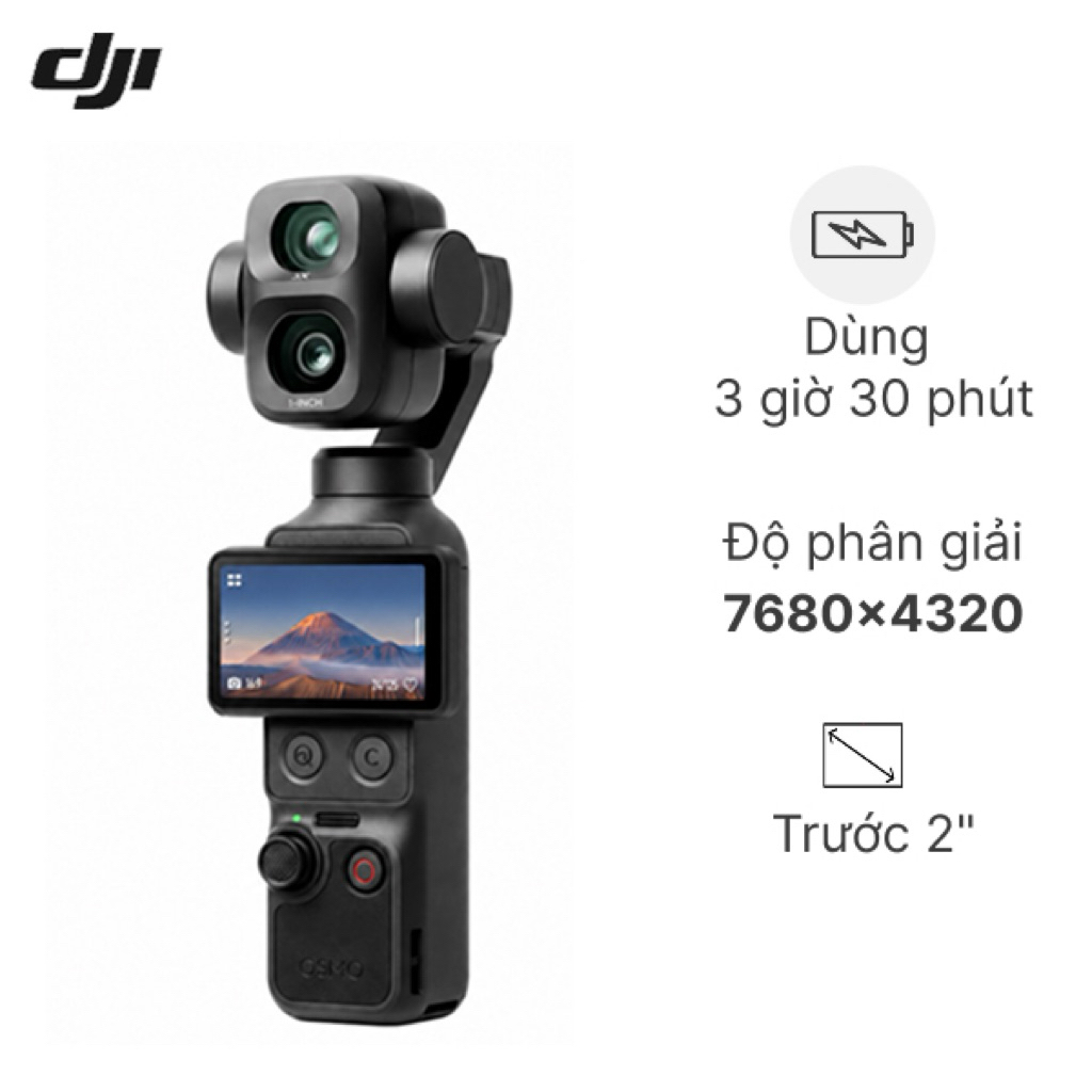 DJI Osmo Pocket 4P Vlog Combo - Camera Gimbal 4K | ActiveTrack 7.0 | CMOS 1 Inch | 107GB Bộ Nhớ Trong | Chính Hãng BH12T | BigBuy360 - bigbuy360.vn
