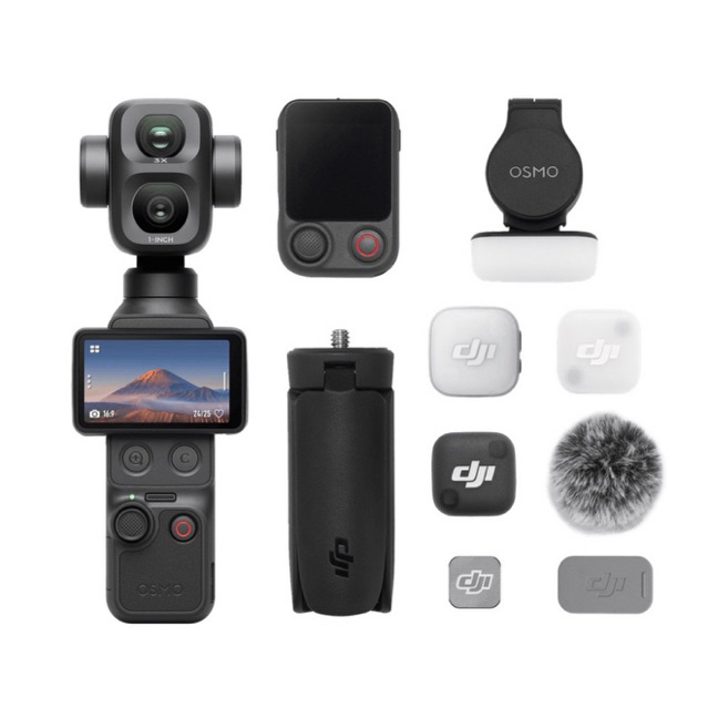 DJI Osmo Pocket 4P Vlog Combo - Camera Gimbal 4K | ActiveTrack 7.0 | CMOS 1 Inch | 107GB Bộ Nhớ Trong | Chính Hãng BH12T | BigBuy360 - bigbuy360.vn