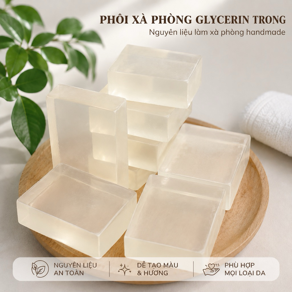 phôi xà phòng glycerin trong 1kg