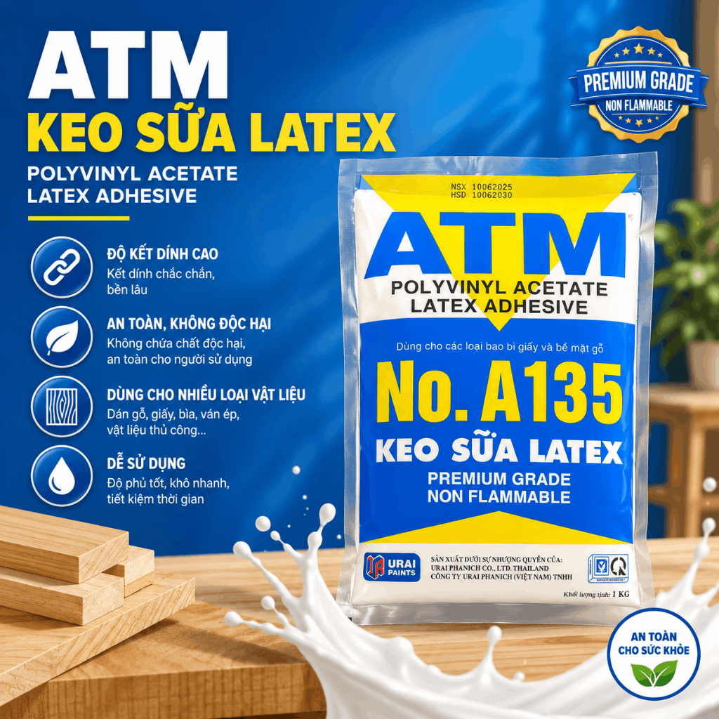 Keo Sữa Latex A135 Keo Sữa Chính Hãng Keo Dán Gỗ Keo Dán Giấy Keo Thủ Công Keo Làm Đồ Handmade Giá Cạnh Tranh