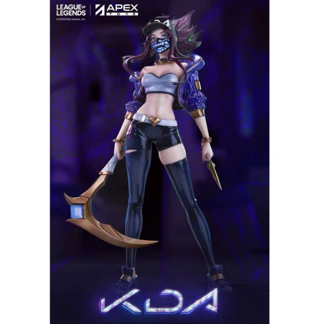Mô Hình LEAGUE OF LEGENDS - AKALI K/DA Scale 1/7 Chính Hãng APEX INNOVATION
