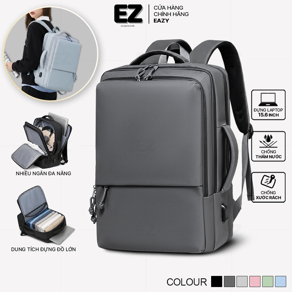 Balo du lịch chống nước cao cấp EZ BALO BLA02 , Balo laptop chống sốc , Balo to đựng quần áo