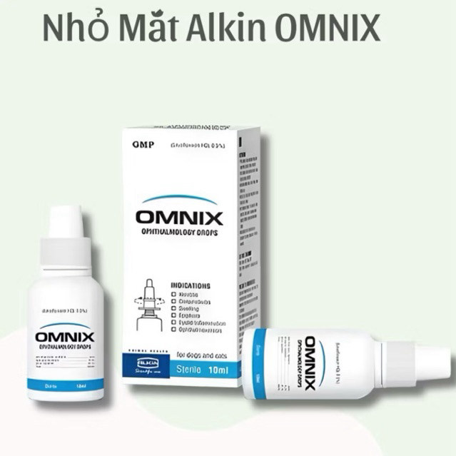 Nhỏ mắt Omnix cho Chó Mèo của Alkin