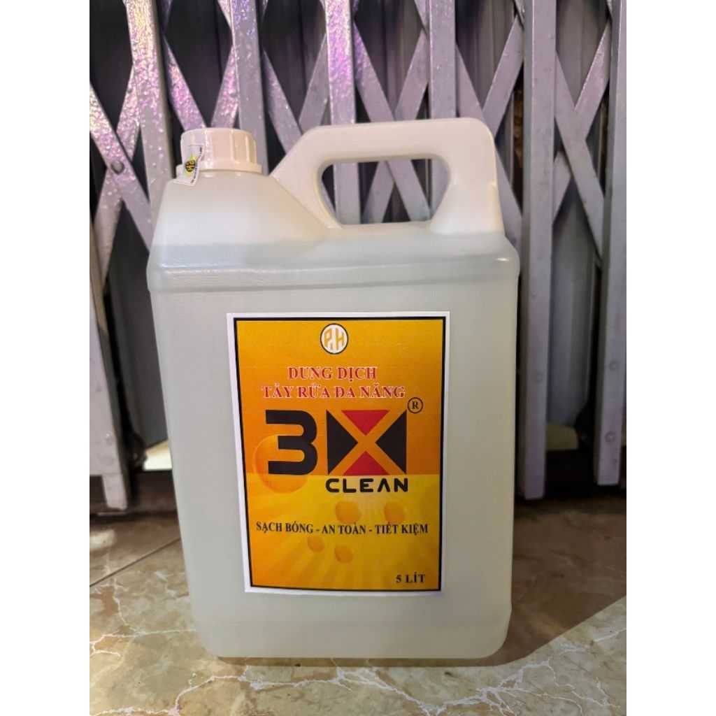 tẩy rửa đa năng 3X clean can 5lít