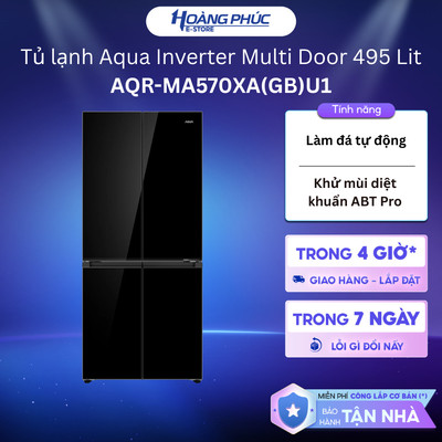 AQR-MA570XA(GB)U1 - Tủ lạnh Aqua Inverter 495 lít  AQR-MA570XA(GB)U1 {Ship HCM 0Đ}