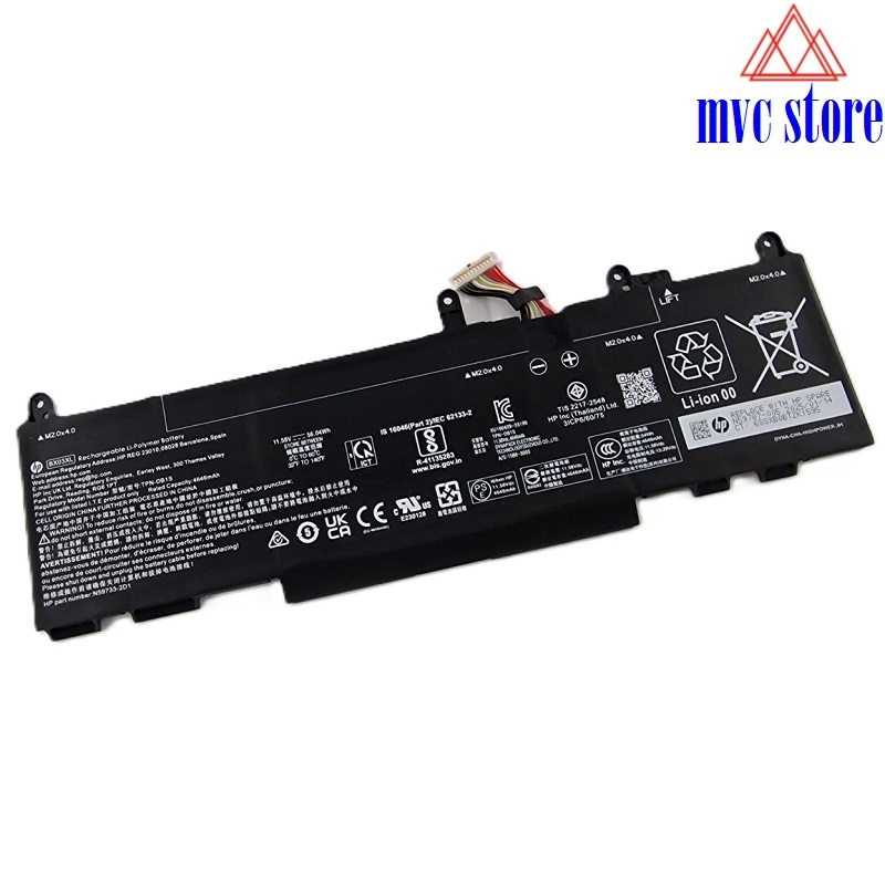 Pin laptop H.P EliteBook 830 G11, 835 G11, 840 G11, 845 G11, 860 G11, 865 G11, ZBook FireFly 14 G11,