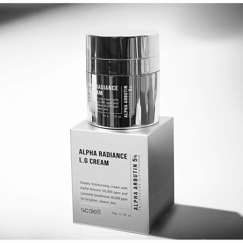 (Công Ty) Kem Dưỡng Alpha Radiance L.G Cream Sccell 50ml hỗ trợ dưỡng trắng sáng da