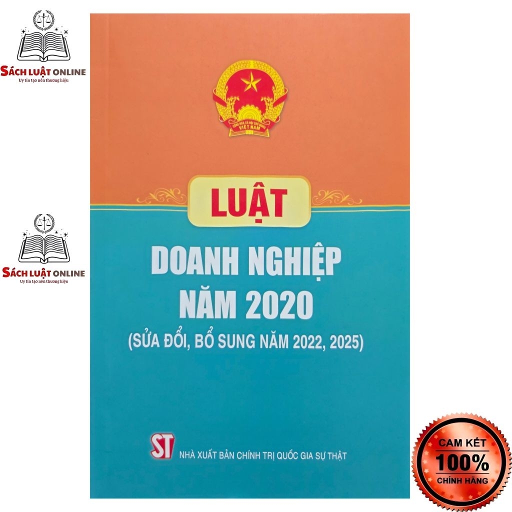 Sách - Luật Doanh nghiệp năm 2020 (sđ,bs năm 2022, 2025) (NXB Chính trị quốc gia Sự thật)