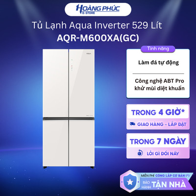 AQR-M600XA(GC) - Tủ Lạnh Aqua Inverter 529 Lít AQR-M600XA(GC) {Ship HCM 0Đ}