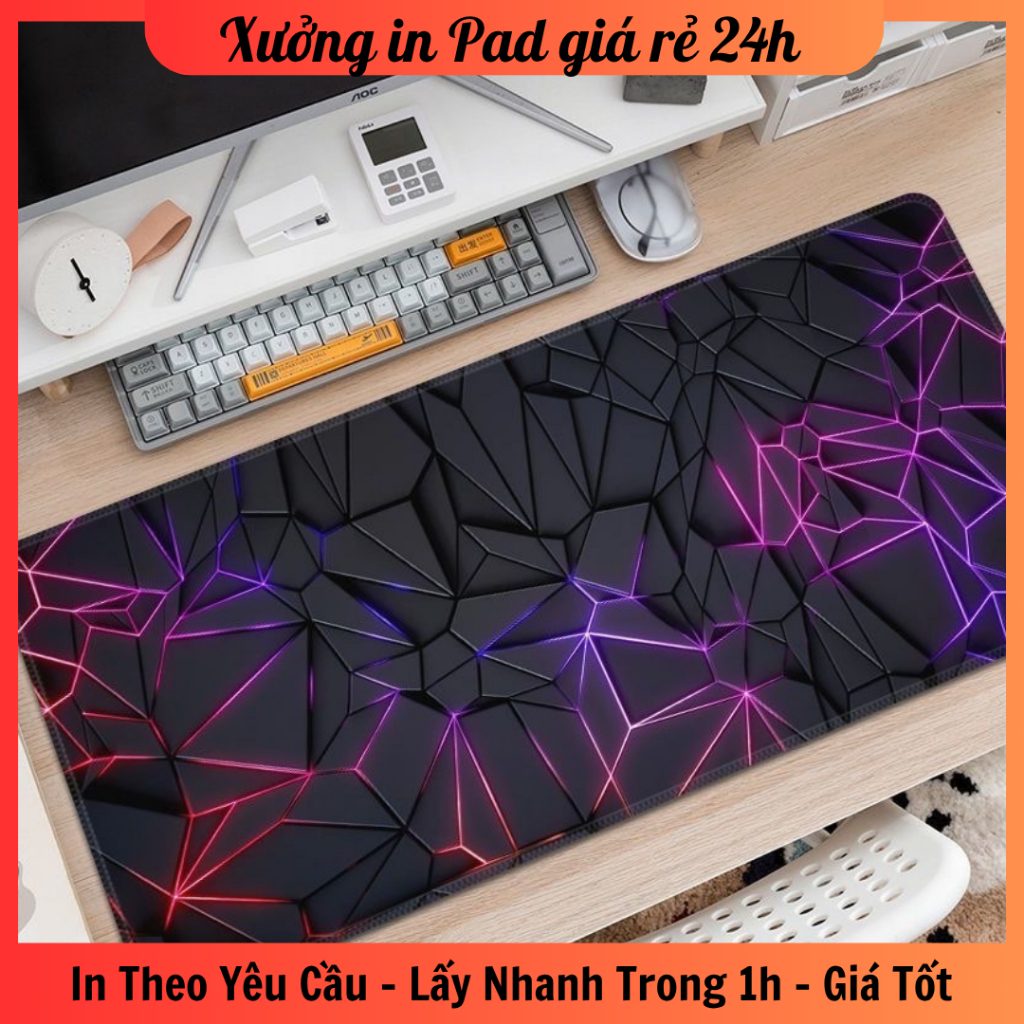 Lót chuột Cyberpunk 2077, Gaming size vừa 60x30, 60x40, 70x30 - Lấy ngay - In theo yêu cầu - Hỏa tốc