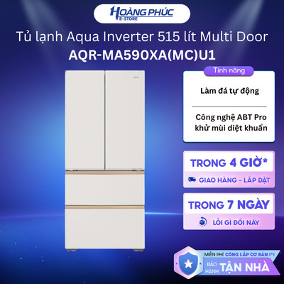 AQR-MA590XA(MC)U1 - Tủ lạnh Aqua Inverter 515 lít Multi Door AQR-MA590XA(MC)U1 {Ship HCM 0Đ}