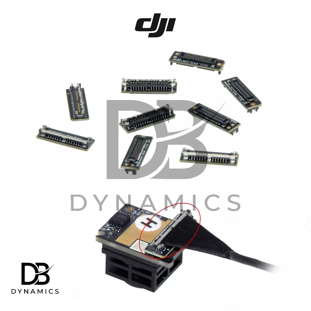 Mạch chuyển đổi Connector Cáp đồng trục Coaxial cho Module lens DJI O4 Lite
