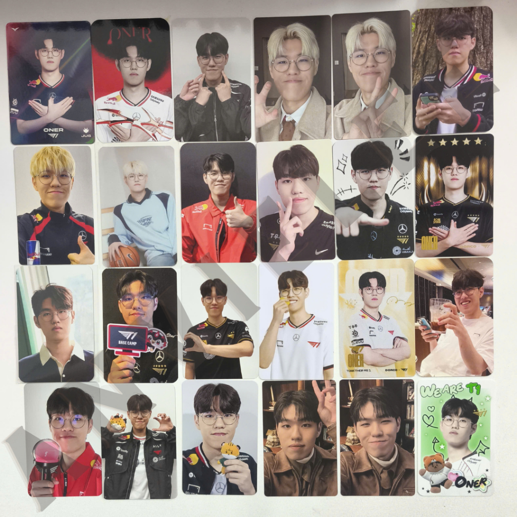 Card bo góc Oner T1 JUG official card Mun Hyeon-jun tuyển thủ Rừng Jungle