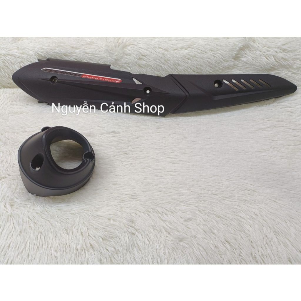 Ốp pô +chụp pô xe Exciter 150 V6 LC có tem, ốp gắn như zin