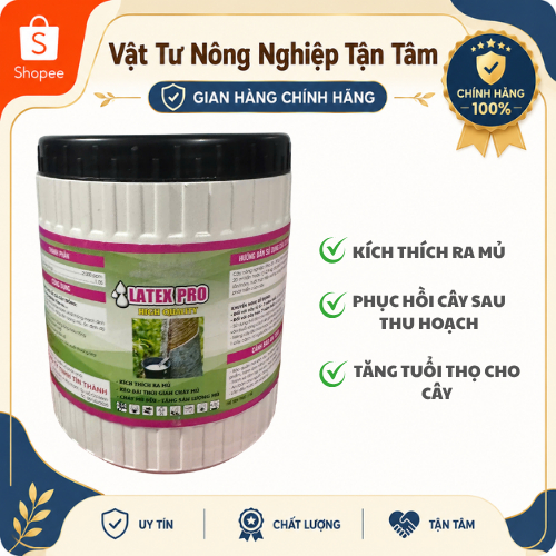Chính Hãng Kích Mủ Cao Su Ethephon 10 PCT - Ethephon 10 - 1kg - Kích Mủ Ethephon Nắp Hồng - VTNNTT