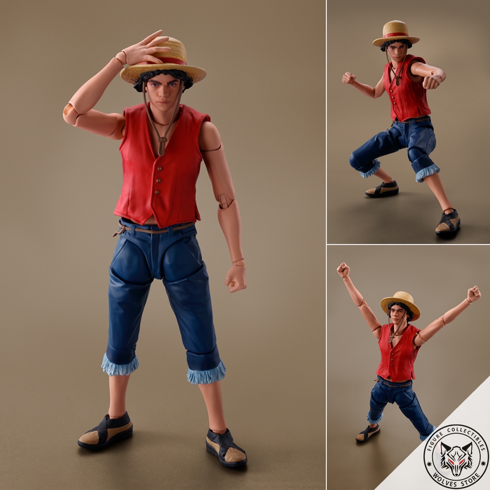 [Có sẵn - Hỏa tốc] Mô hình chính hãng SHF One Piece: SHF Monkey D. Luffy (A Netflix Series) (shf luf