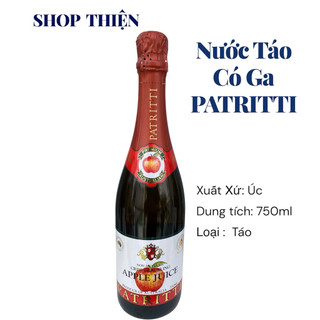 Nước Táo Có Gas Không Cồn Patritti Úc 750ml – Sparkling Apple Juice