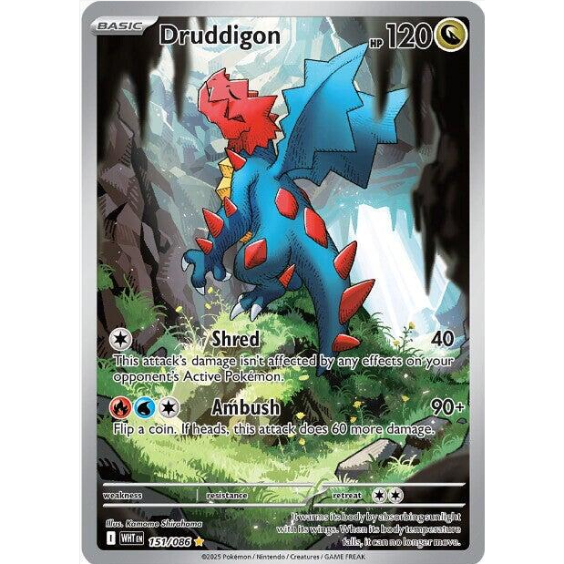 [Thẻ bài Pokemon TCG] Druddigon - 151/086 - Illustration Rare