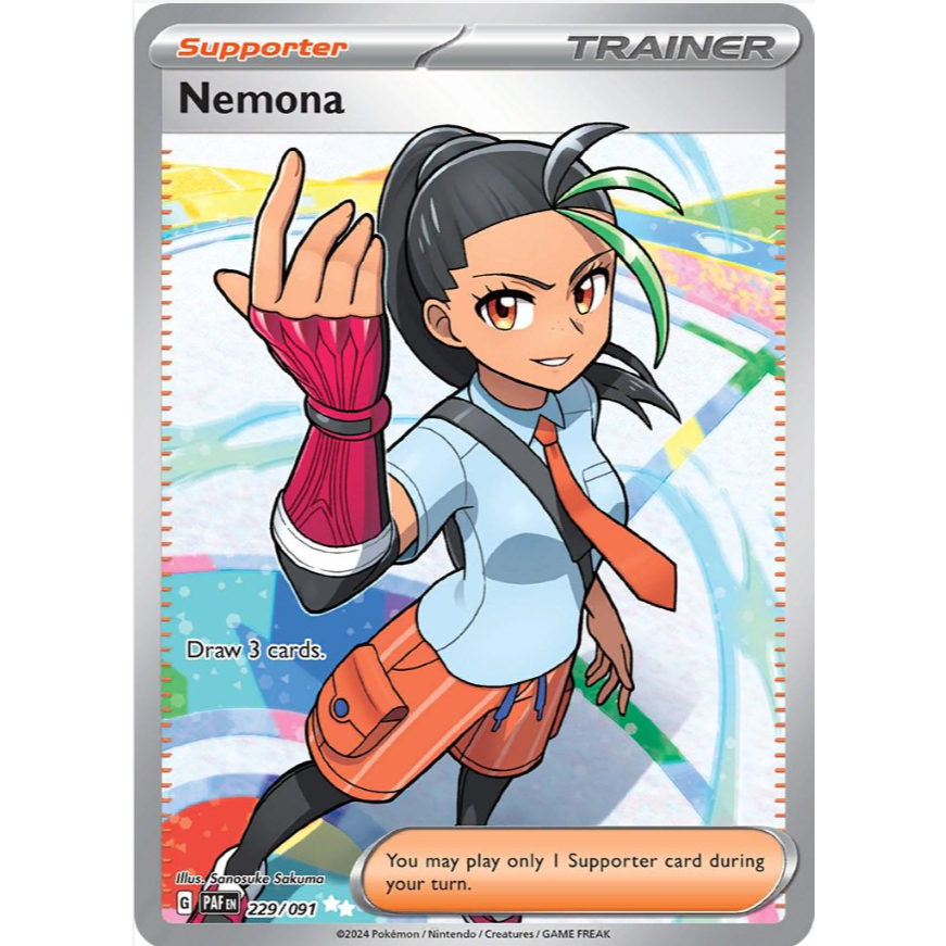 [Thẻ bài Pokemon TCG]  Nemona - 229/091 - Illustration Rare