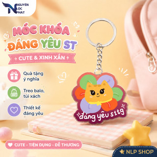 Móc khóa Key chain Đáng yêu s1tg cute quà tặng bạn bè treo balo nlp shop