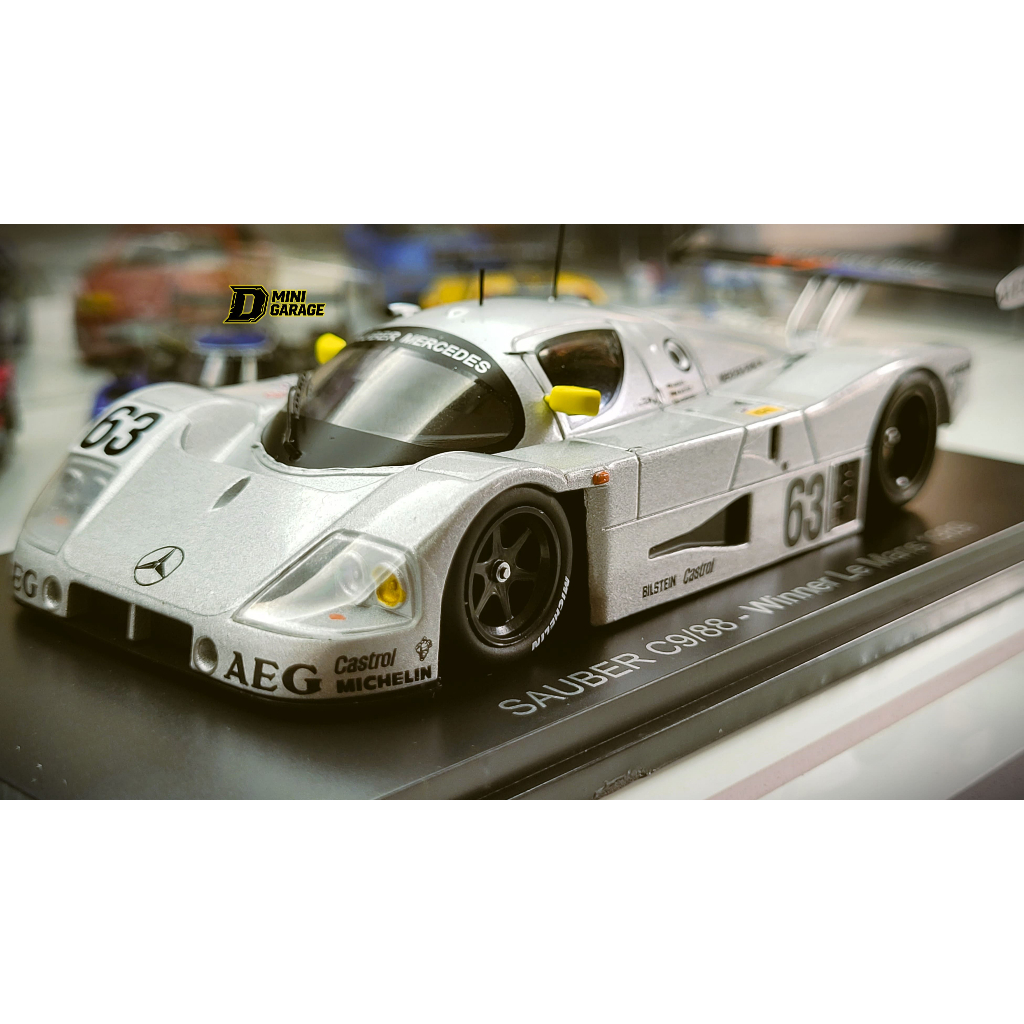 Xe mô hình Mercedes Sauber C9 Le Mans Winner 1989