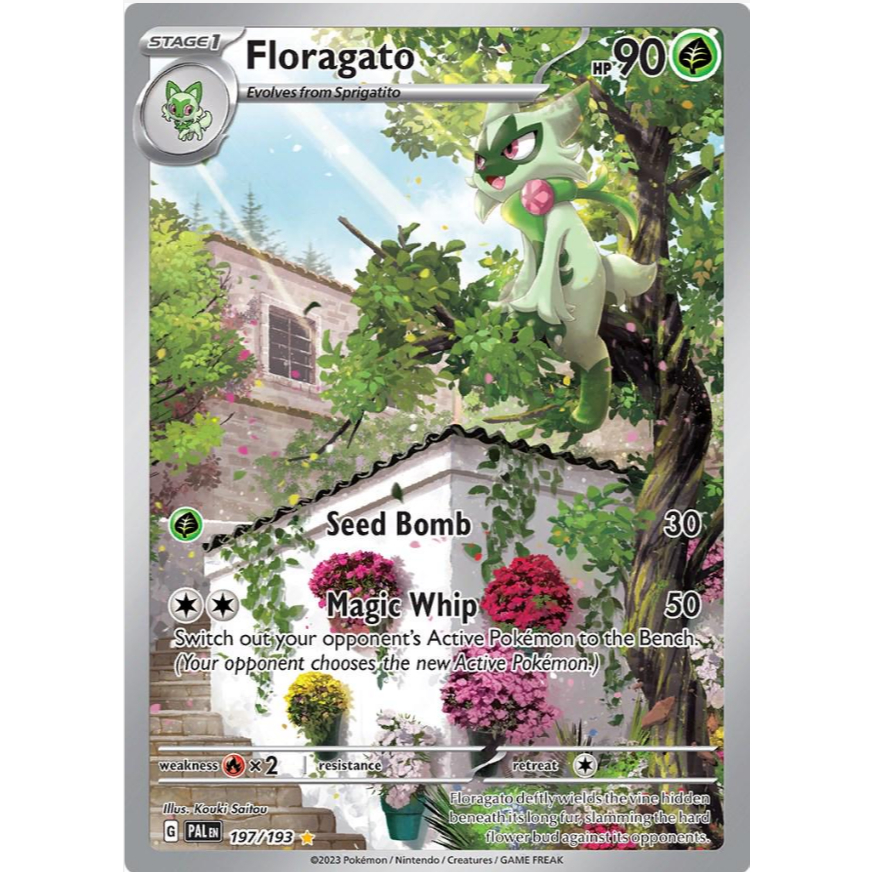 [Thẻ bài Pokemon TCG] Floragato - 197/193 - Illustration Rare