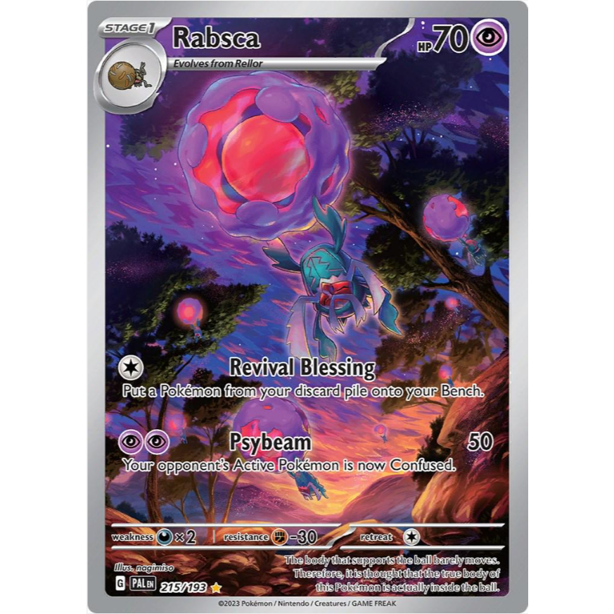 [Thẻ bài Pokemon TCG]  Rabsca - 215/193 - Illustration Rare