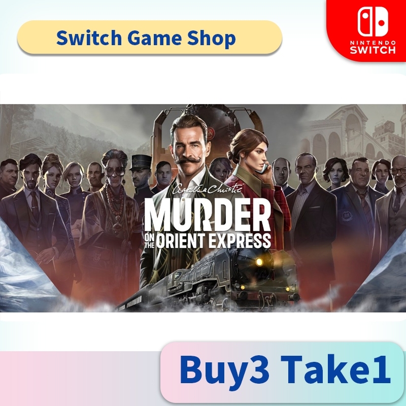 Agatha Christie - Murder on the Orient Express Nintendo Switch Game （Mua 3 Tặng 1)
