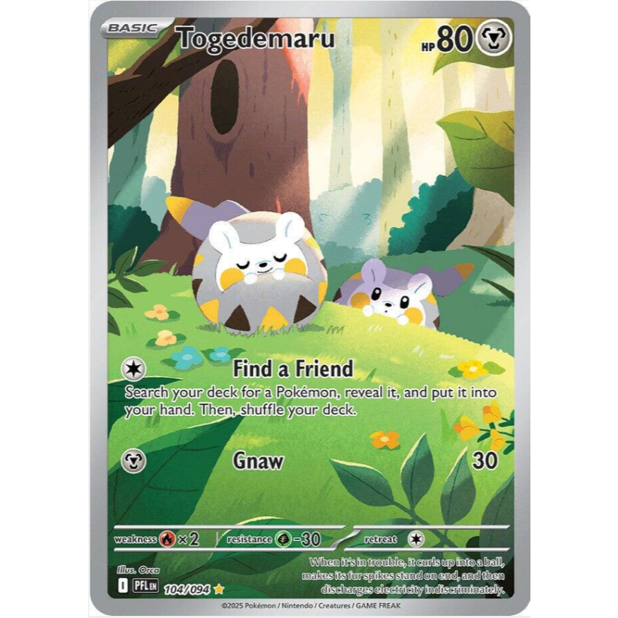 [Thẻ bài Pokemon TCG]  Togedemaru 104/094 - Illustration Rare
