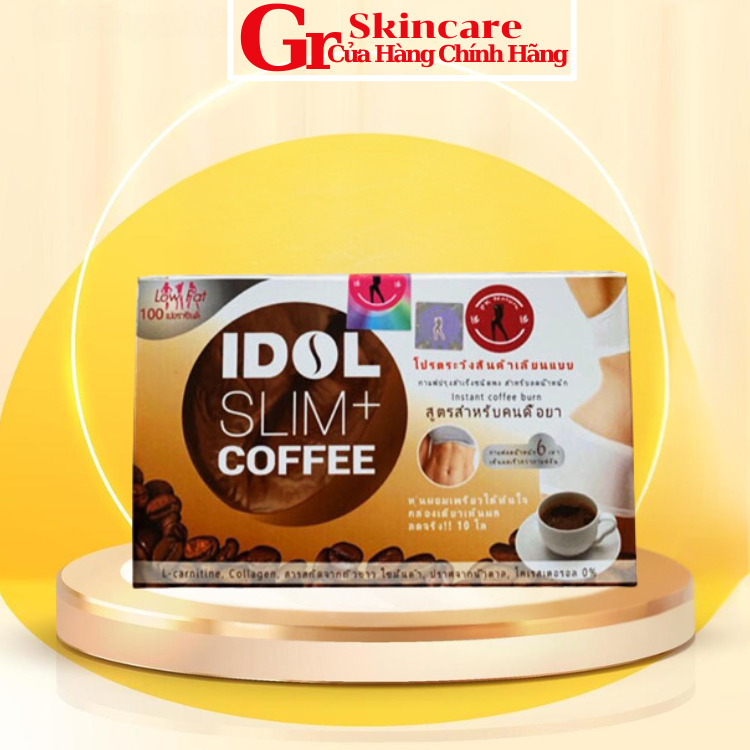 Cà Phê Idol Slim x2 Coffee Thái Lan chính hãng (Hộp 10 Gói)